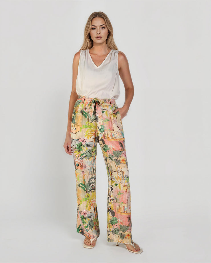 Hallie Printed Pant