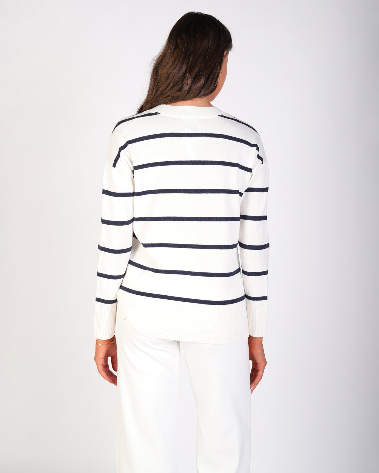 Eden Stripe Knit  - Navy Stripe