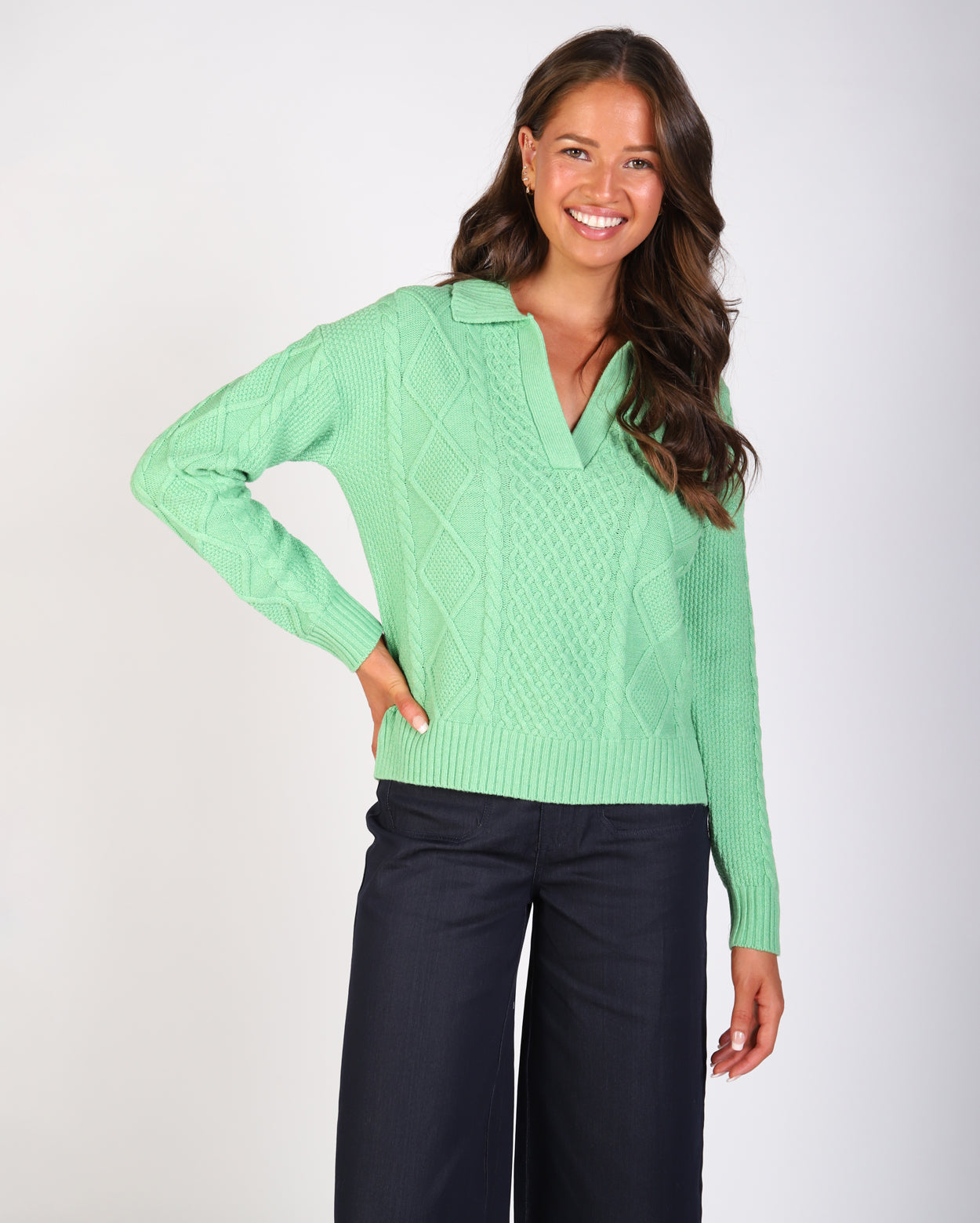 Evelyn Knit  - Green