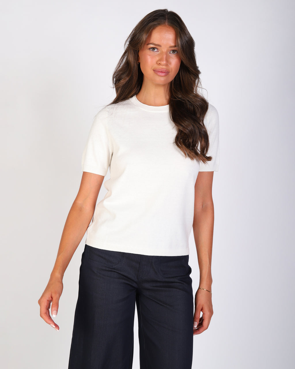 Kenzie Knit  - White