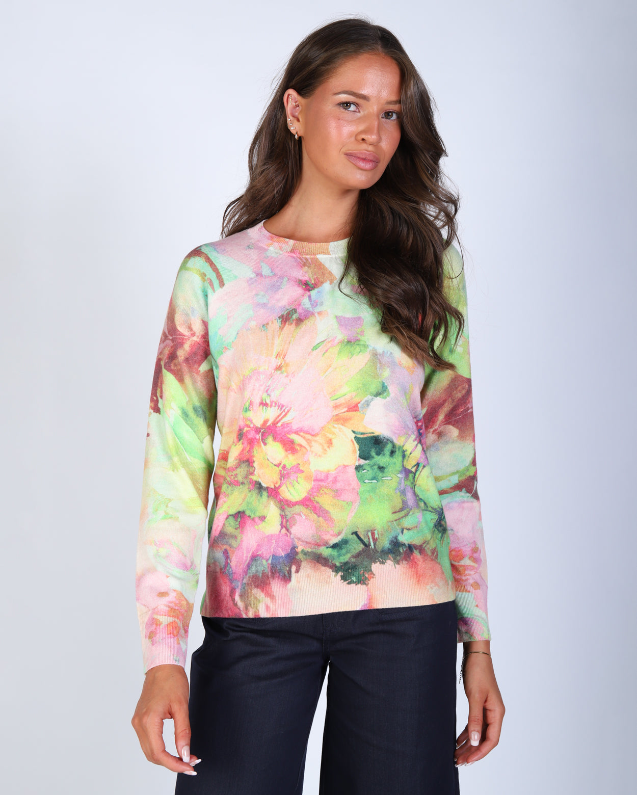 Poppy Long Sleeve Pullover - Paisley