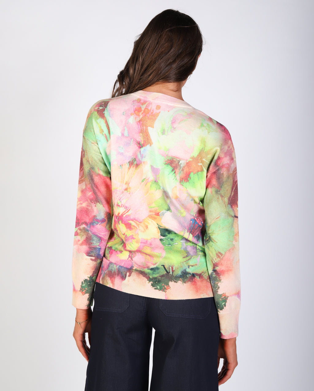 Poppy Long Sleeve Pullover - Paisley