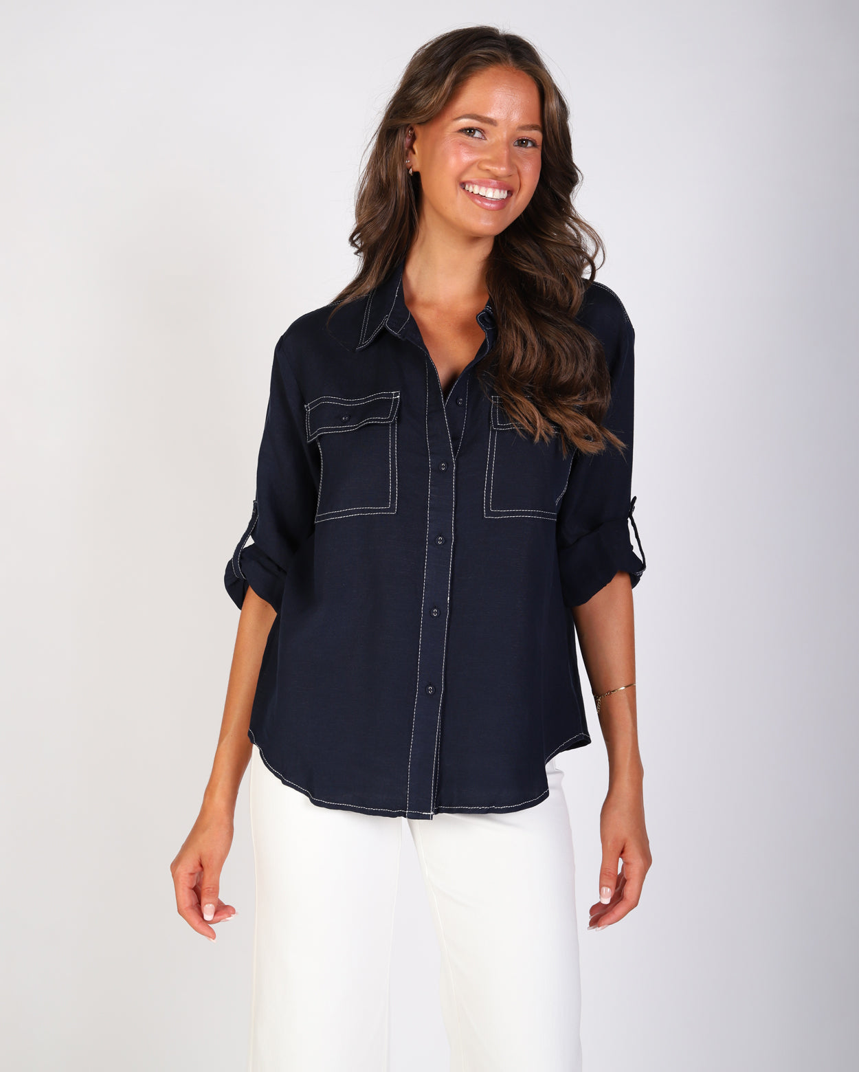 Tilly Shirt - Navy