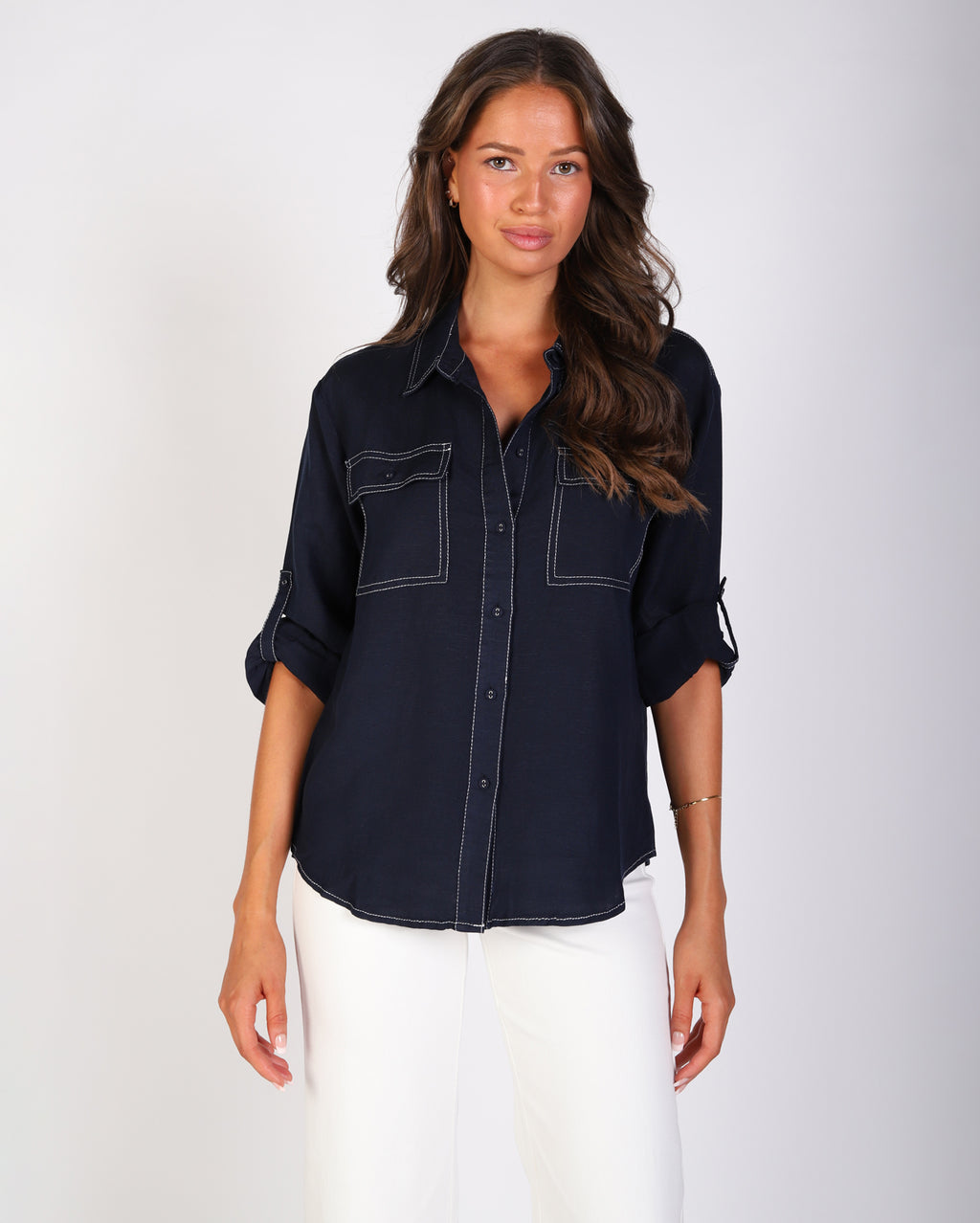 Tilly Shirt - Navy