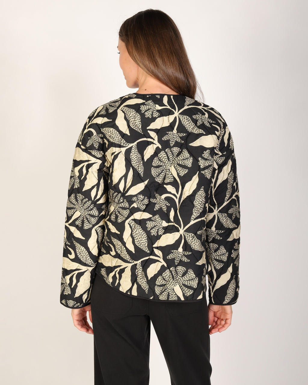 Blossom Jacket - Black/White