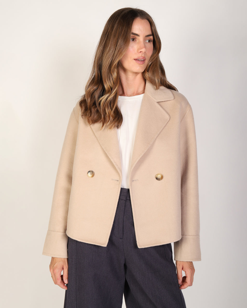 Kacey Coat  - Oat