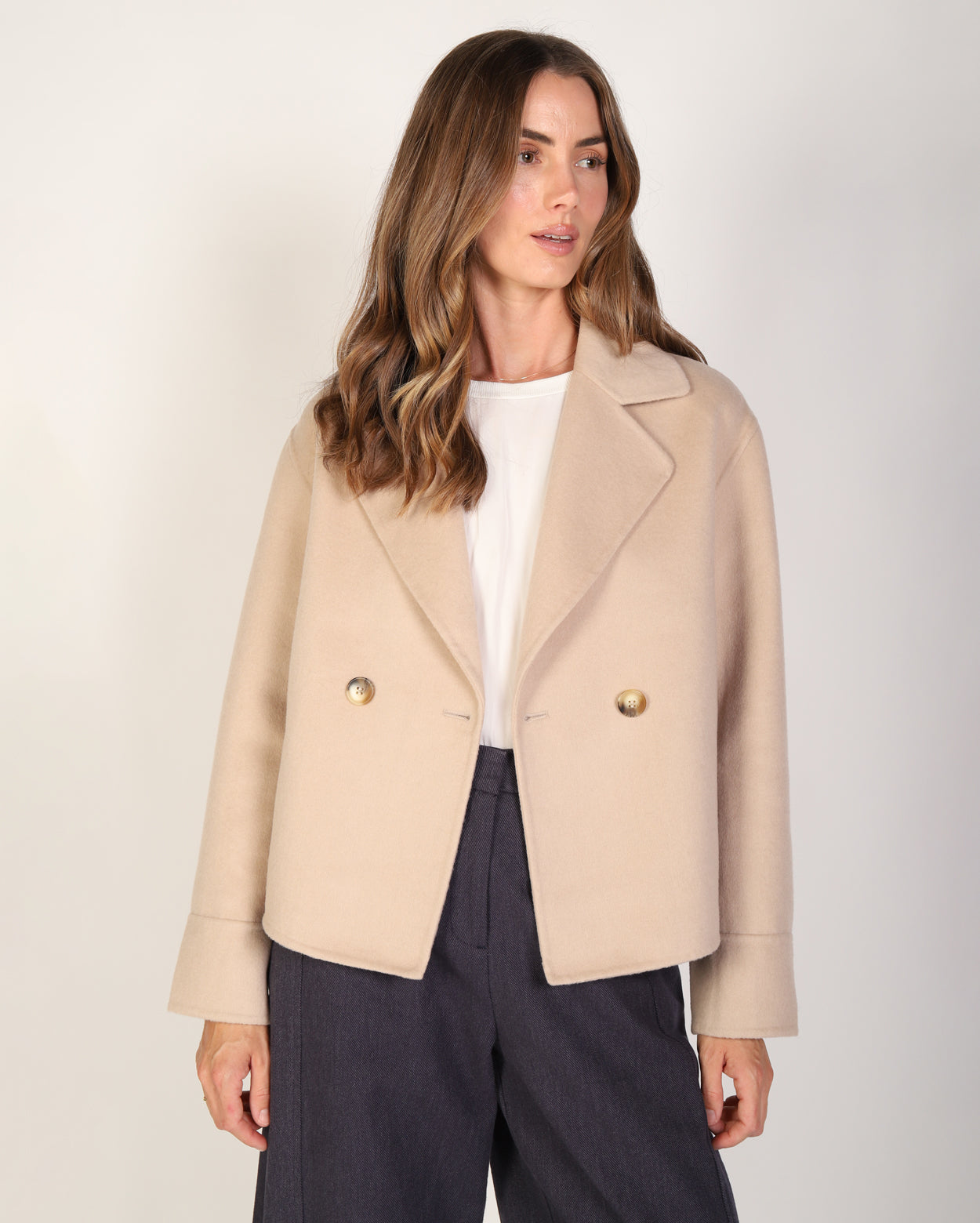 Kacey Coat  - Oat