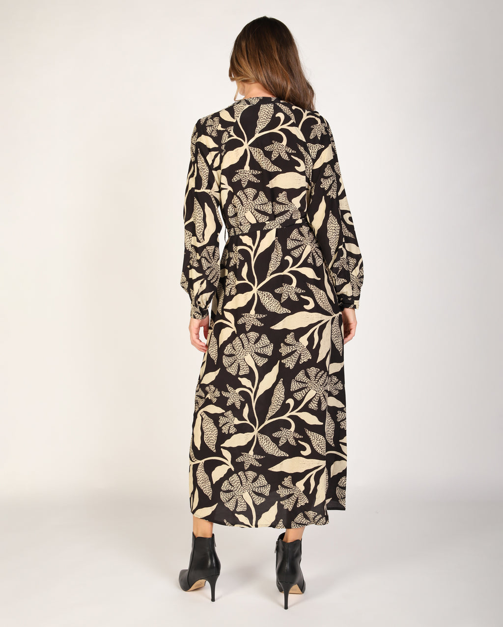 Blossom Dress - Black/White