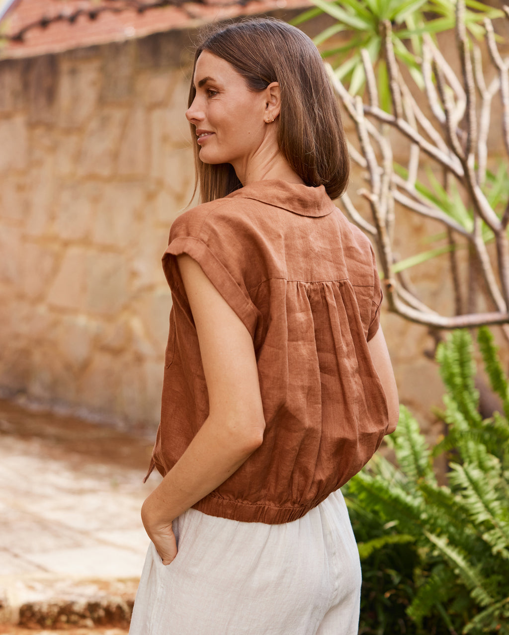 Tilly Shirt - Chestnut