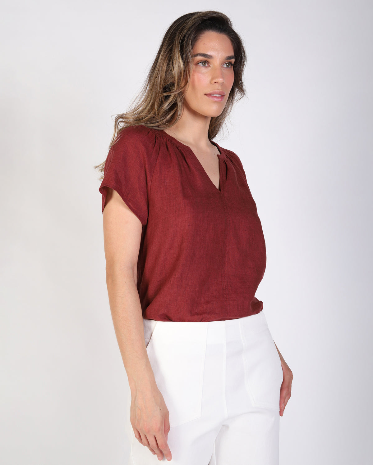 Sarah Top - Raisin
