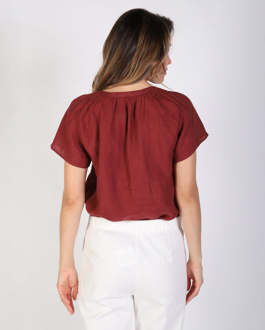 Sarah Top - Raisin