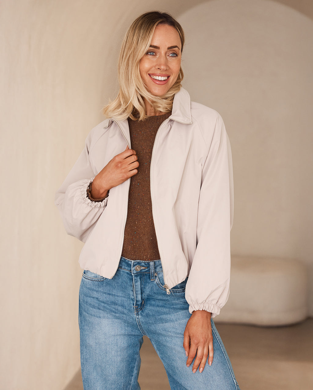Peta Jacket  - Stone