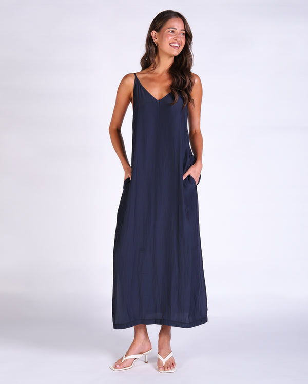 Antonia Dress - Navy