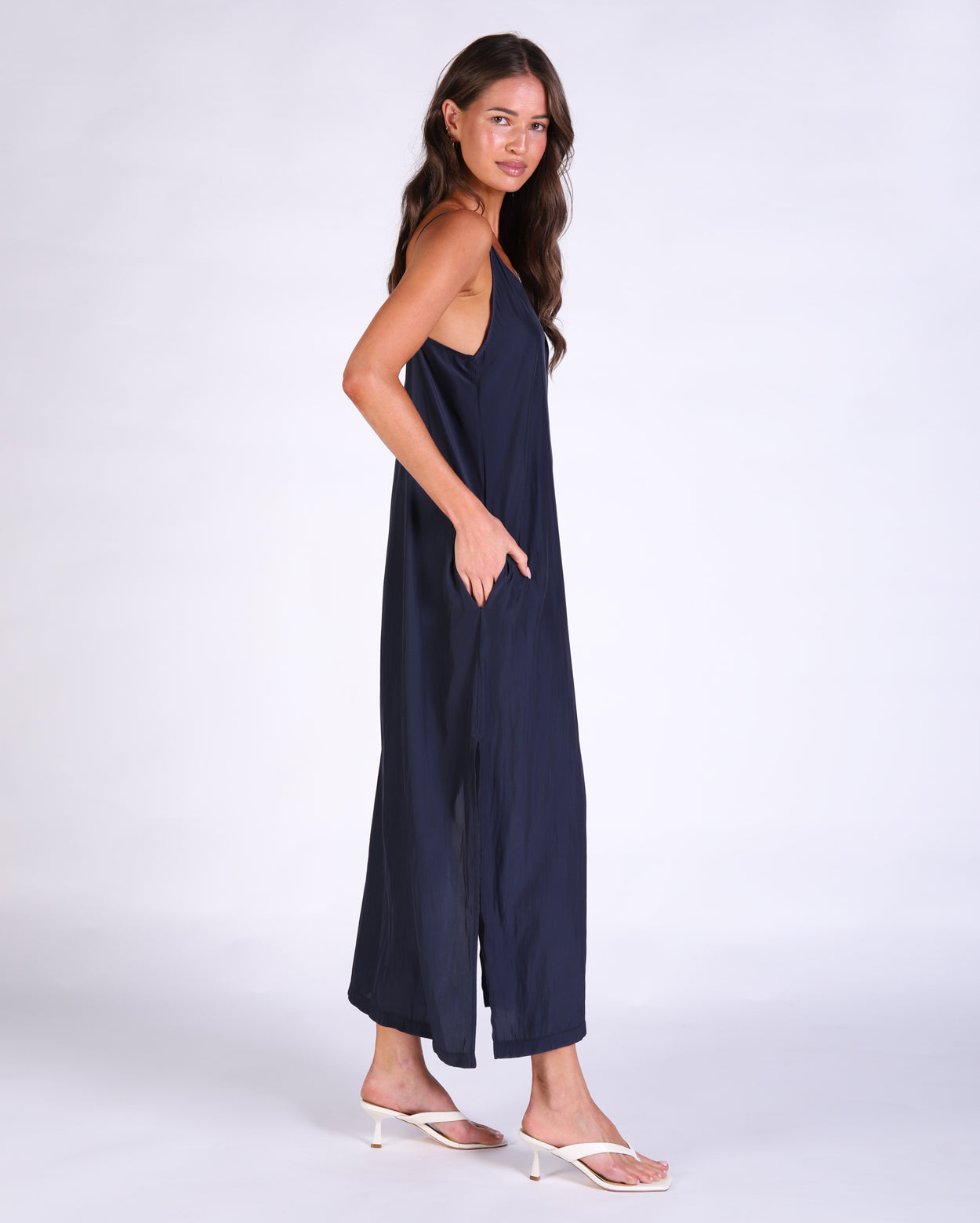 Antonia Dress - Navy