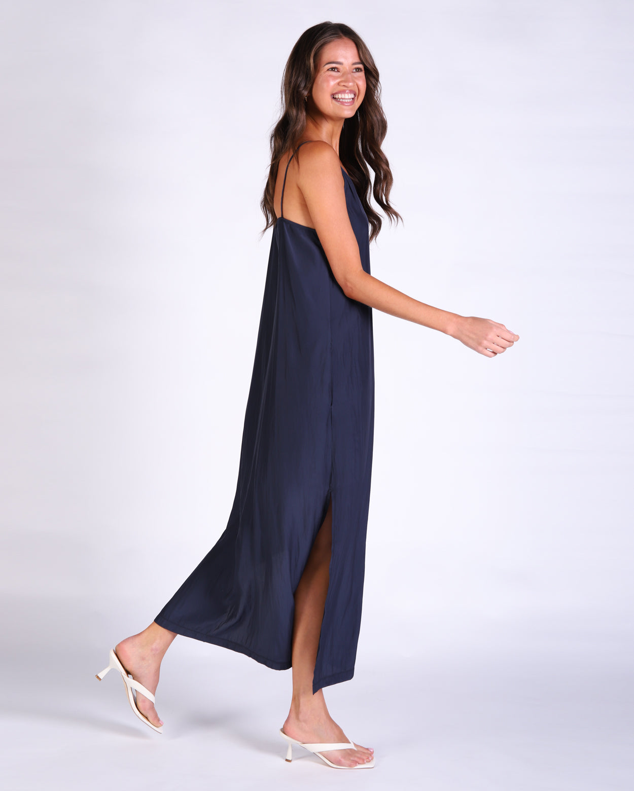 Antonia Dress - Navy