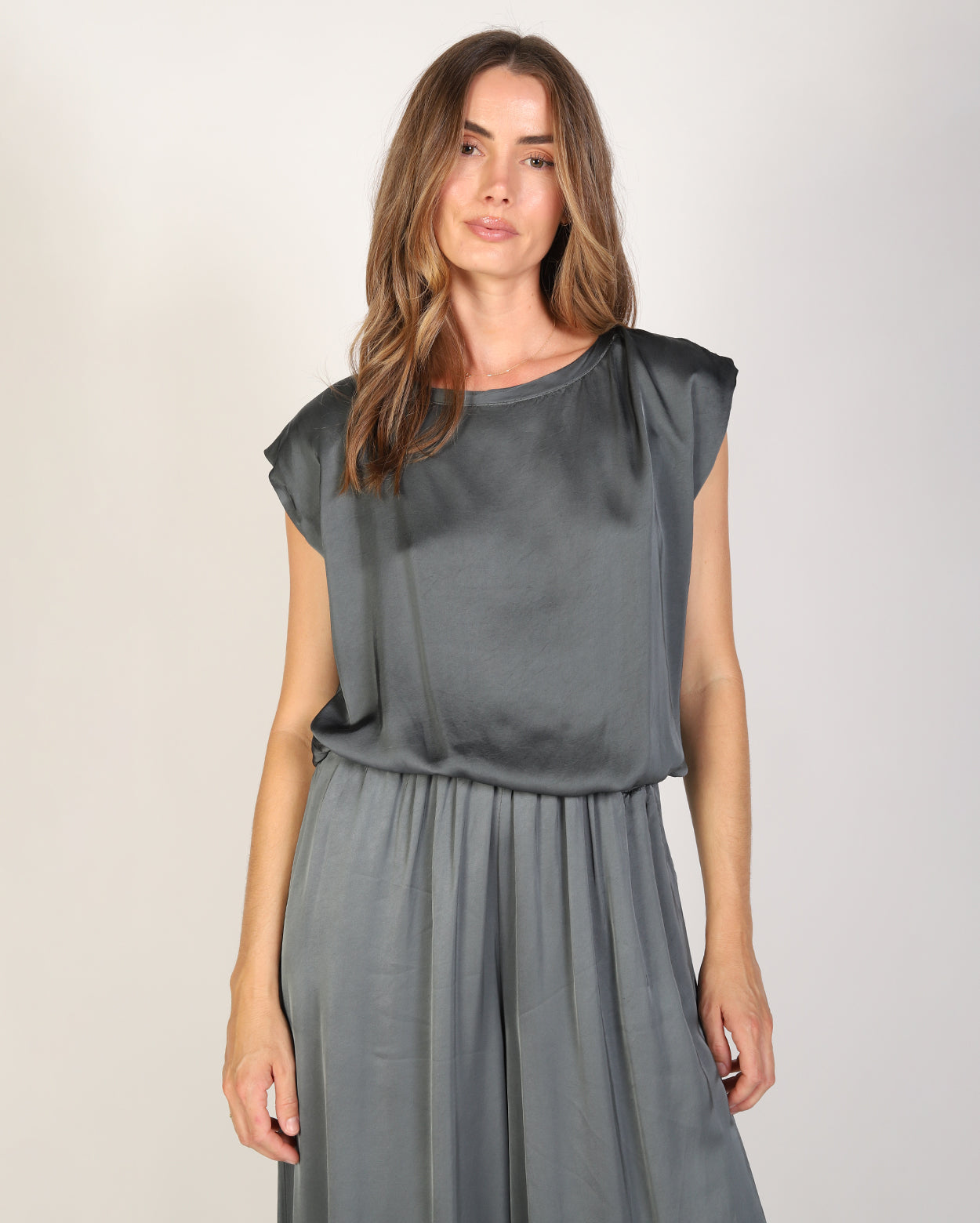 Janika Top - Charcoal
