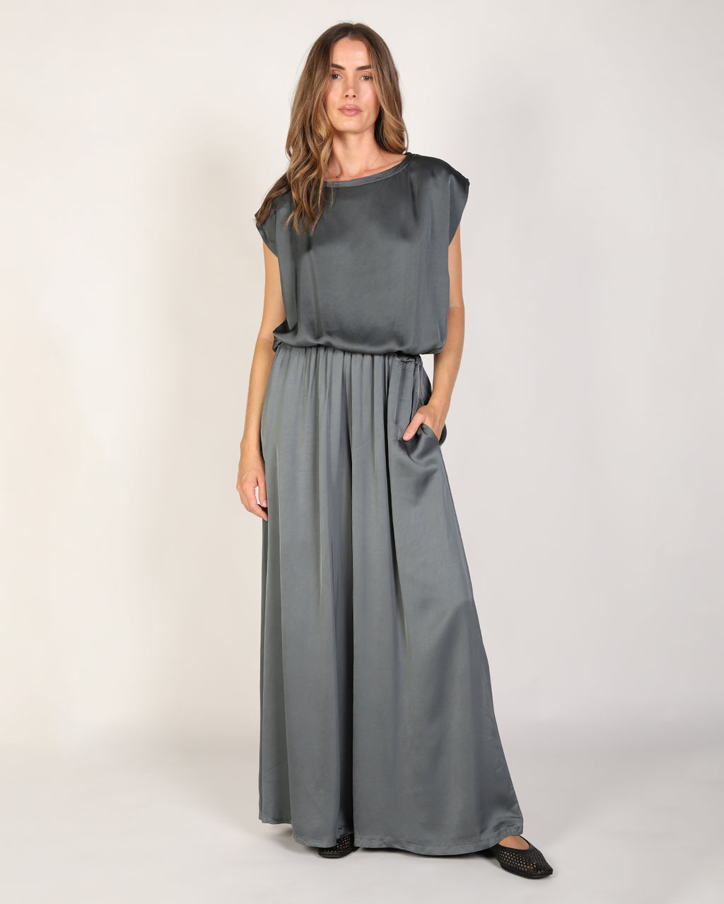 Janika Top - Charcoal