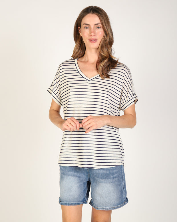 Jenna Stripe Tee