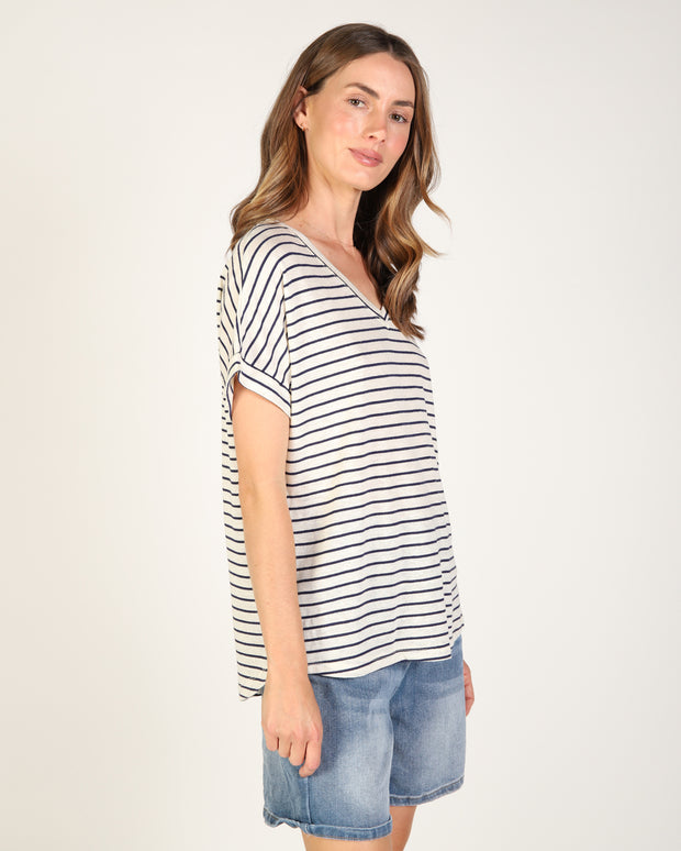 Jenna Stripe Tee