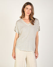 Jenna Stripe Tee