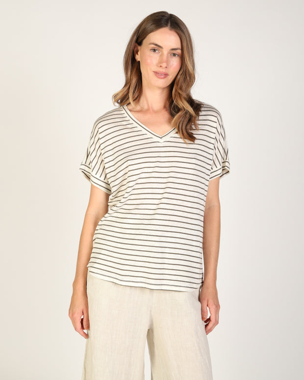 Jenna Stripe Tee