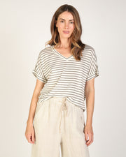 Jenna Stripe Tee