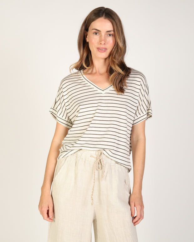 Jenna Stripe Tee