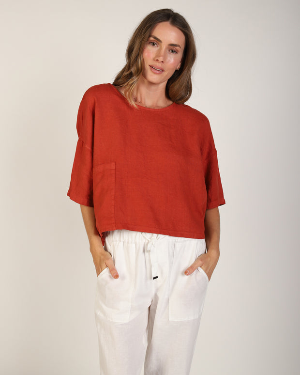 Ellison Linen Top