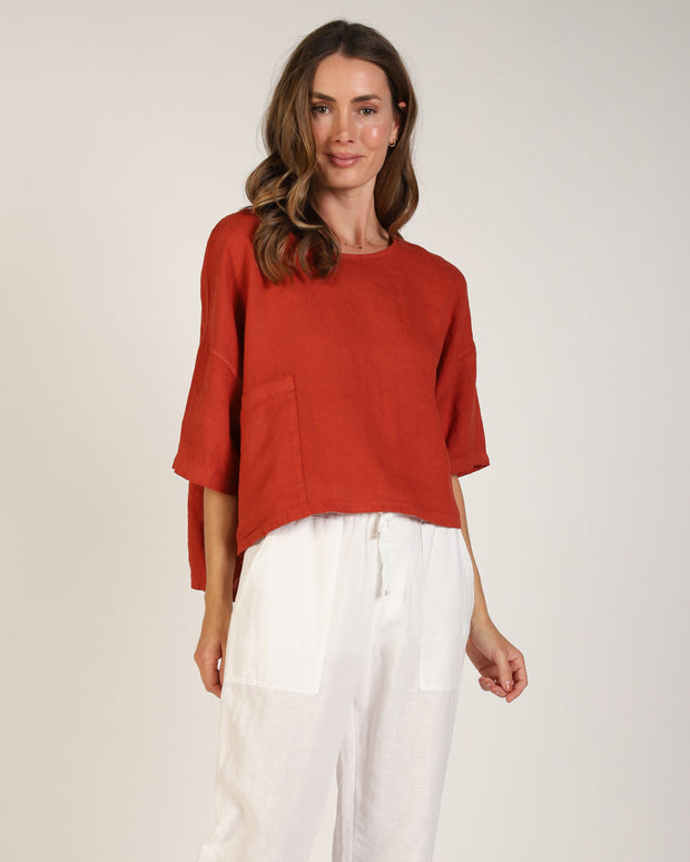Ellison Linen Top