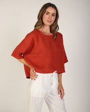 Ellison Linen Top