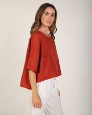 Ellison Linen Top