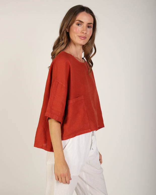 Ellison Linen Top