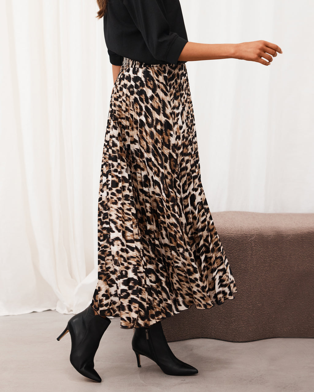Alana Skirt - Leopard