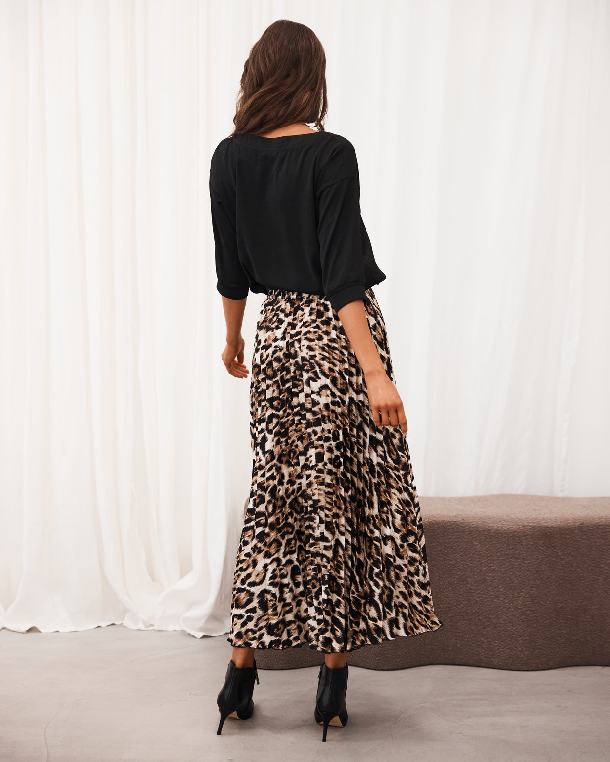 Alana Skirt - Leopard