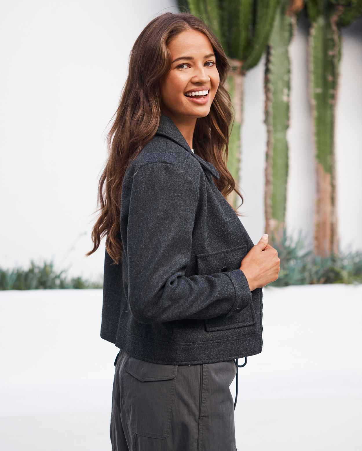 Holly Jacket - Charcoal