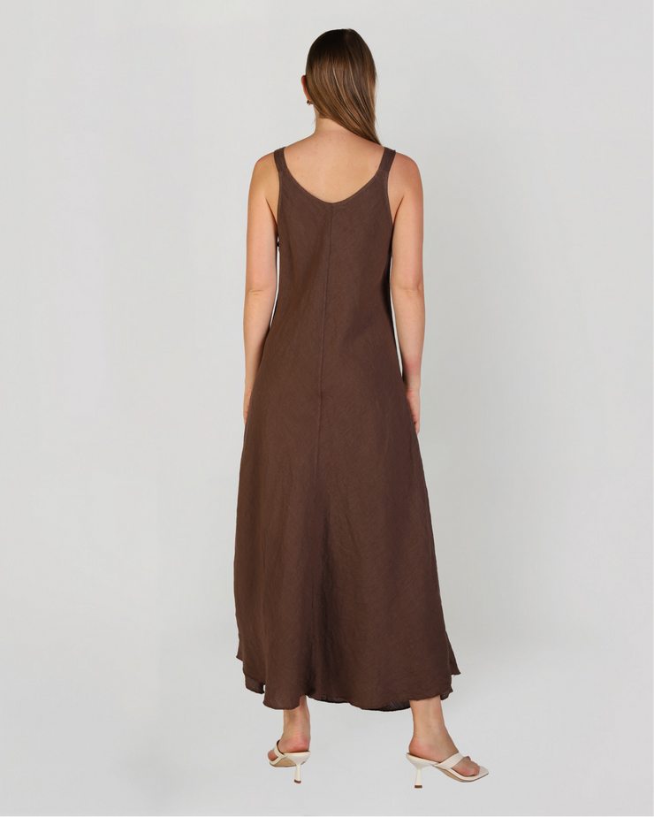 Aubree Linen Dress