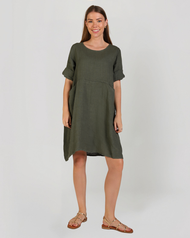 Charlotte Linen Dress