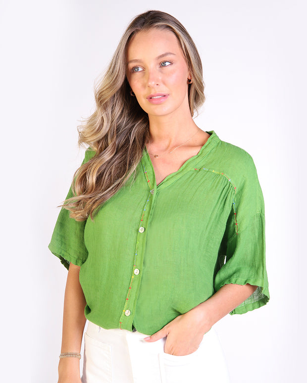 Everlee Linen Top