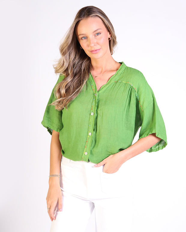 Everlee Linen Top