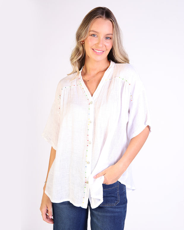 Everlee Linen Top