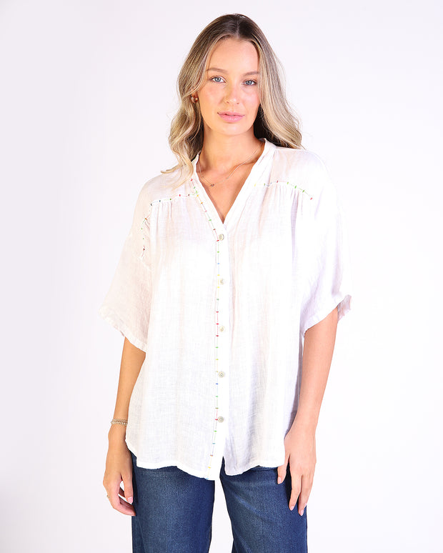 Everlee Linen Top