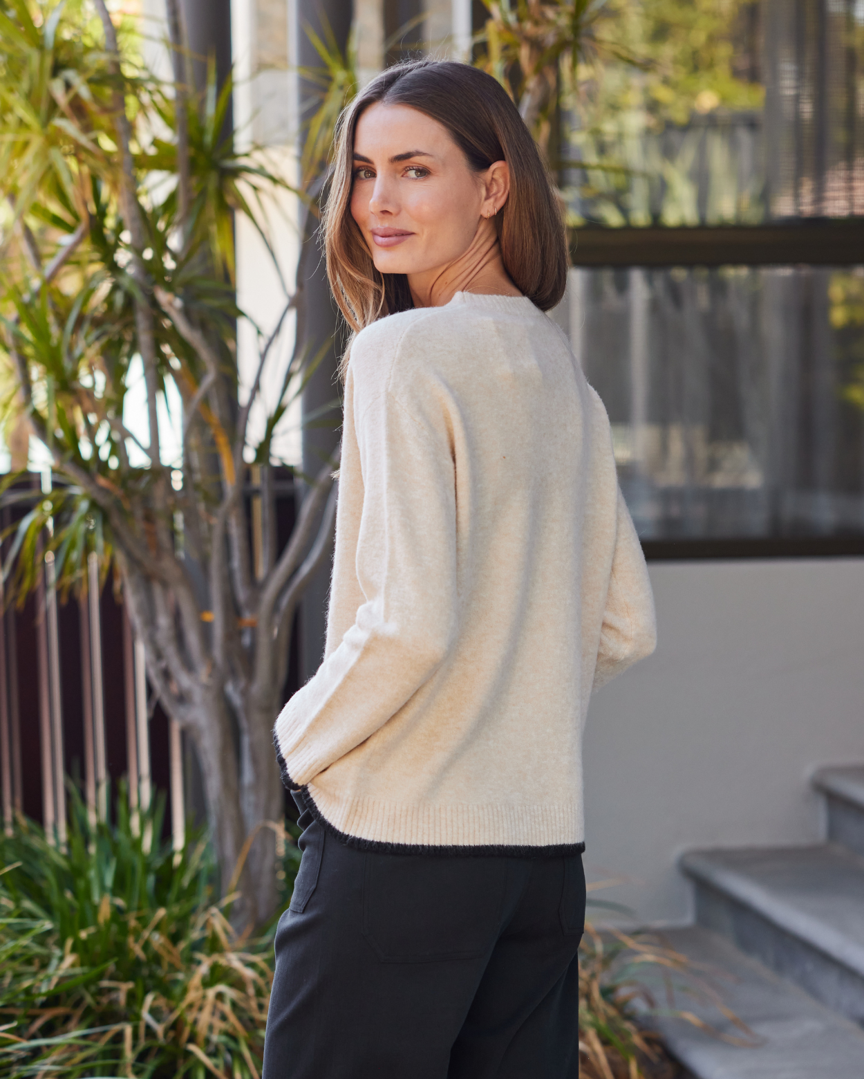 Inari Heart Jumper  - Natural