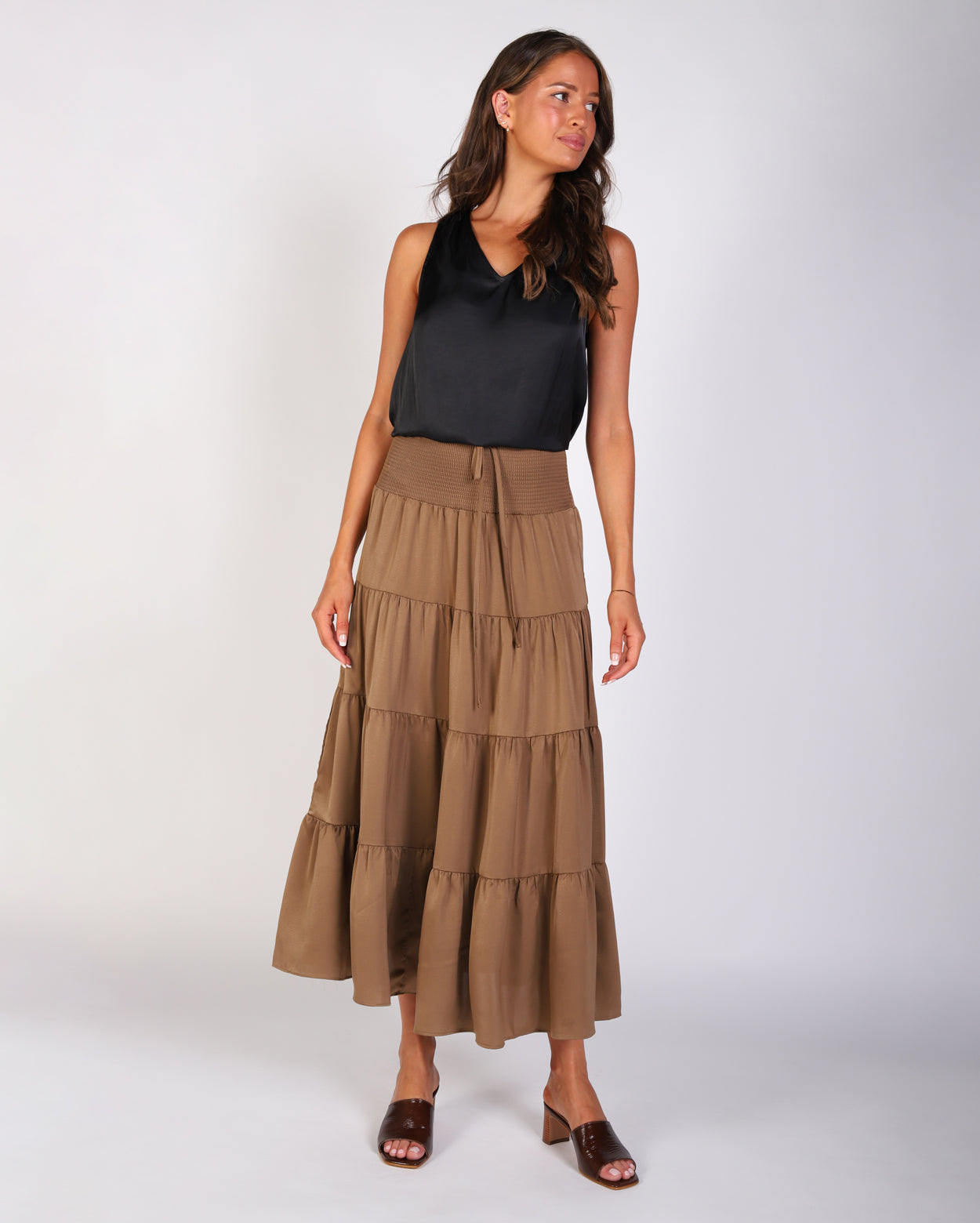 Macy Skirt  - Khaki