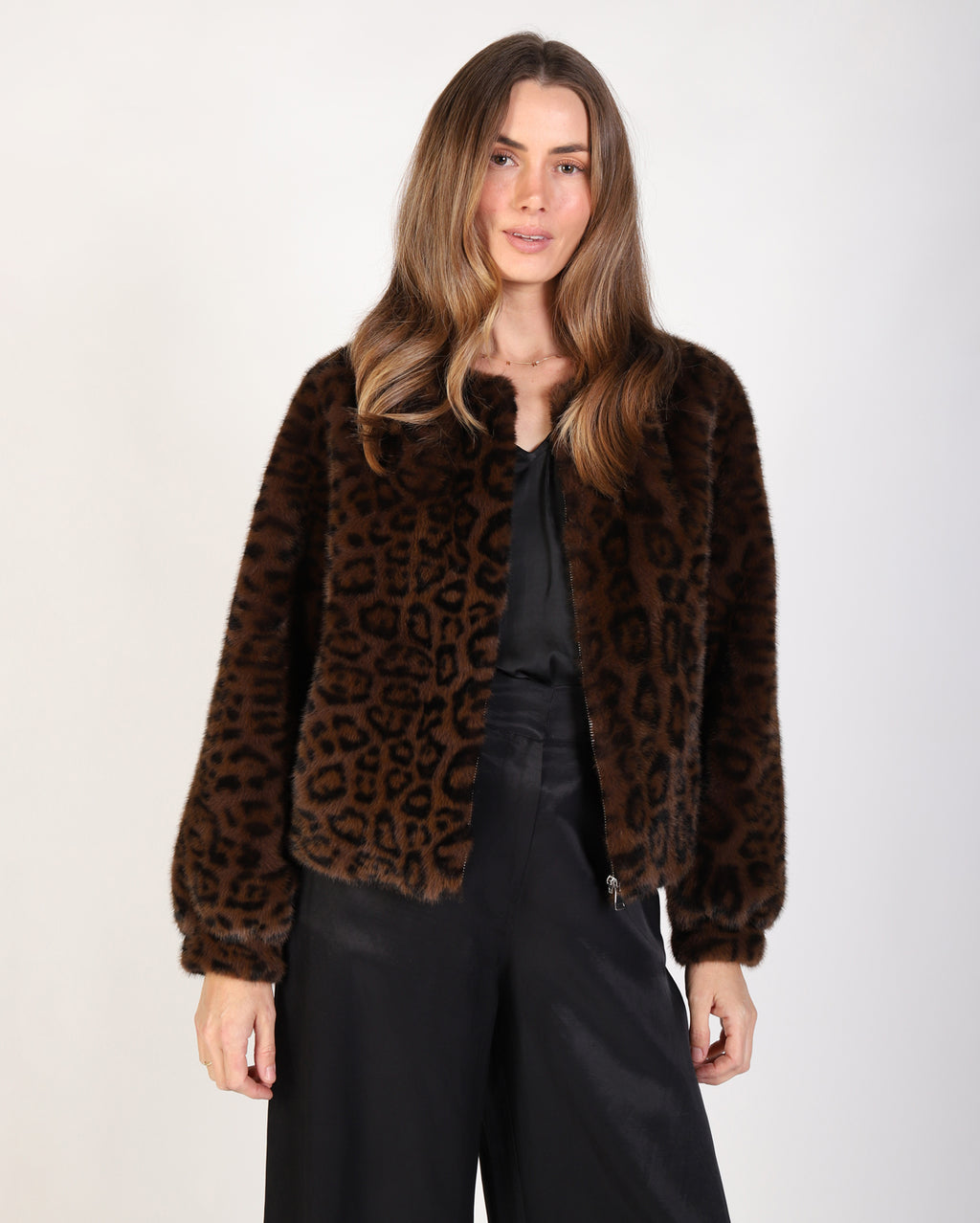 Ali Fur Jacket - Leopard
