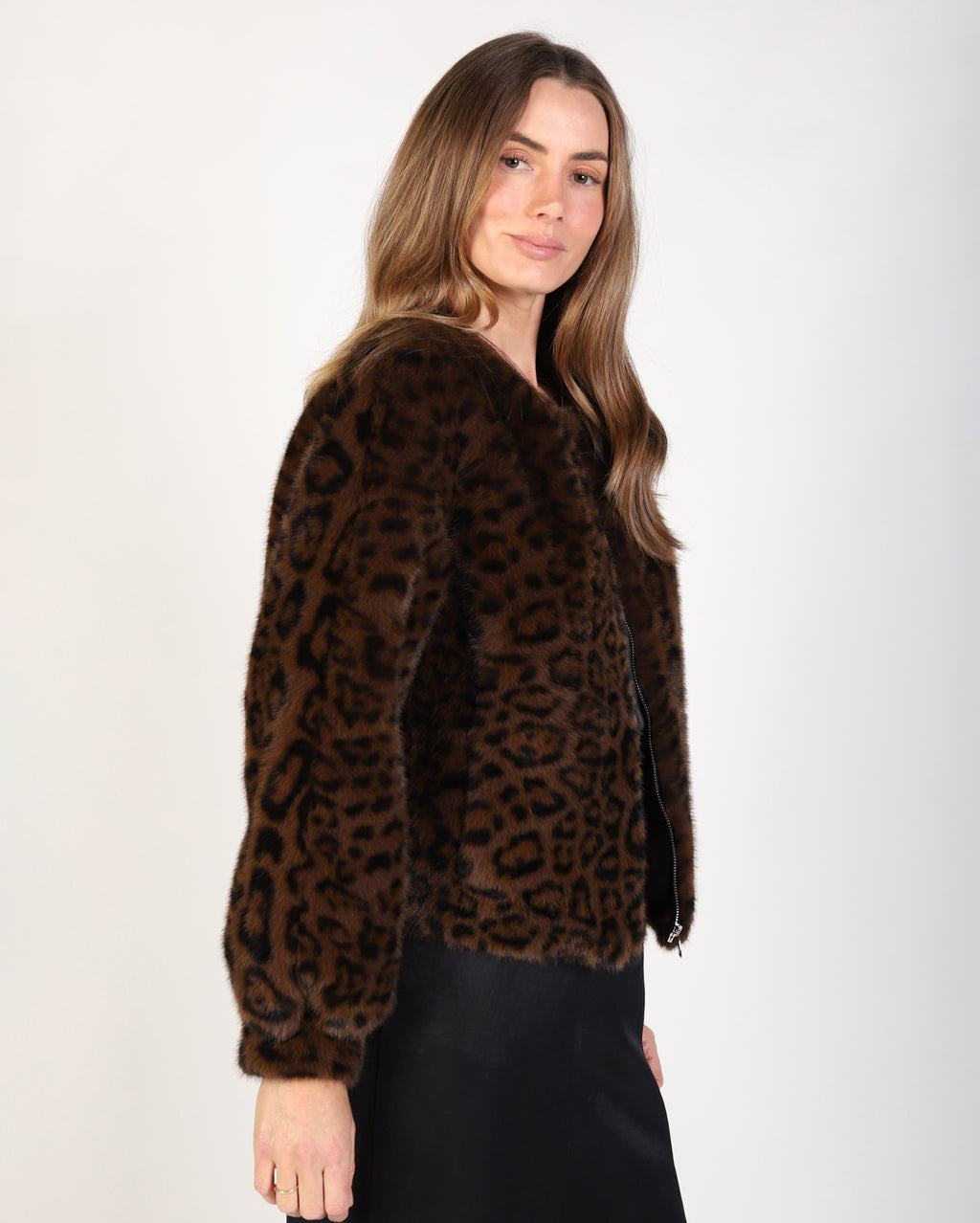 Ali Fur Jacket - Leopard