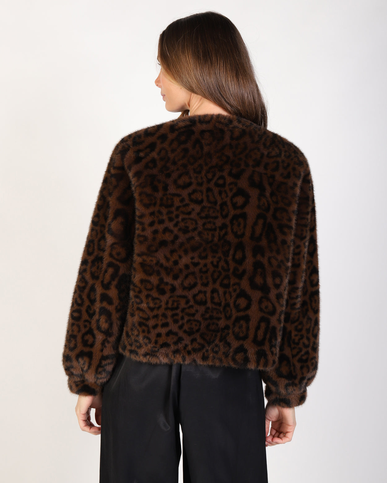 Ali Fur Jacket - Leopard