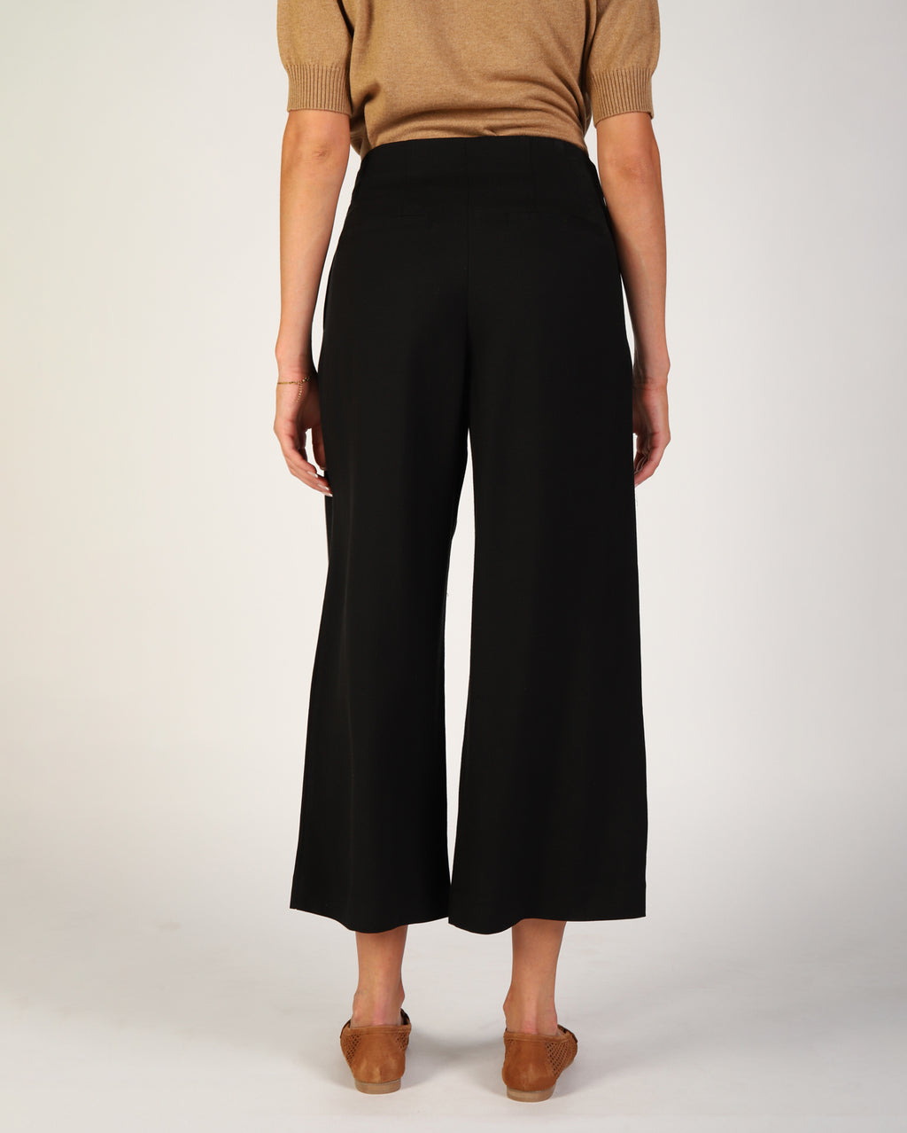 Ashleigh Culotte Pant  - Black