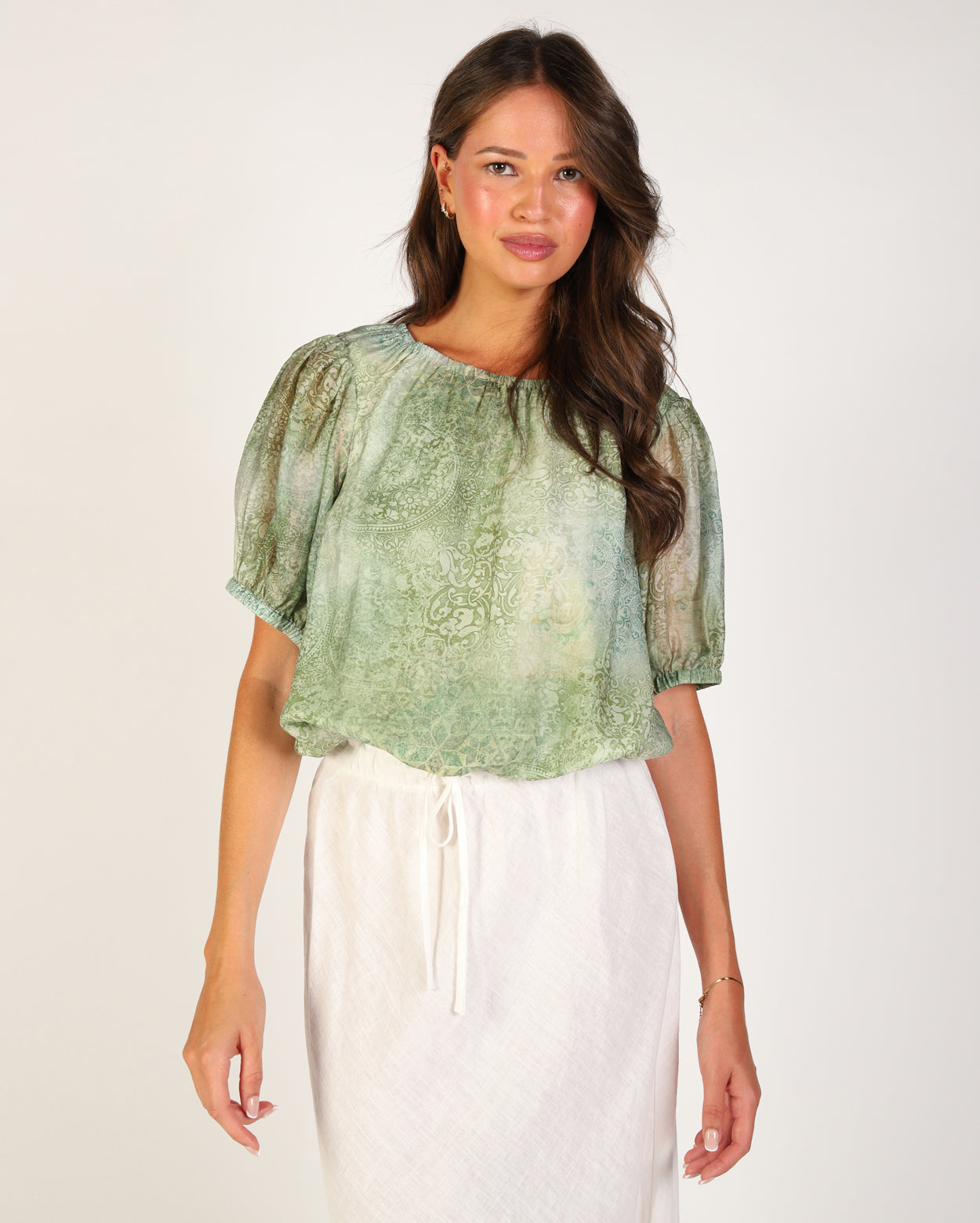 Anronia Top - Green