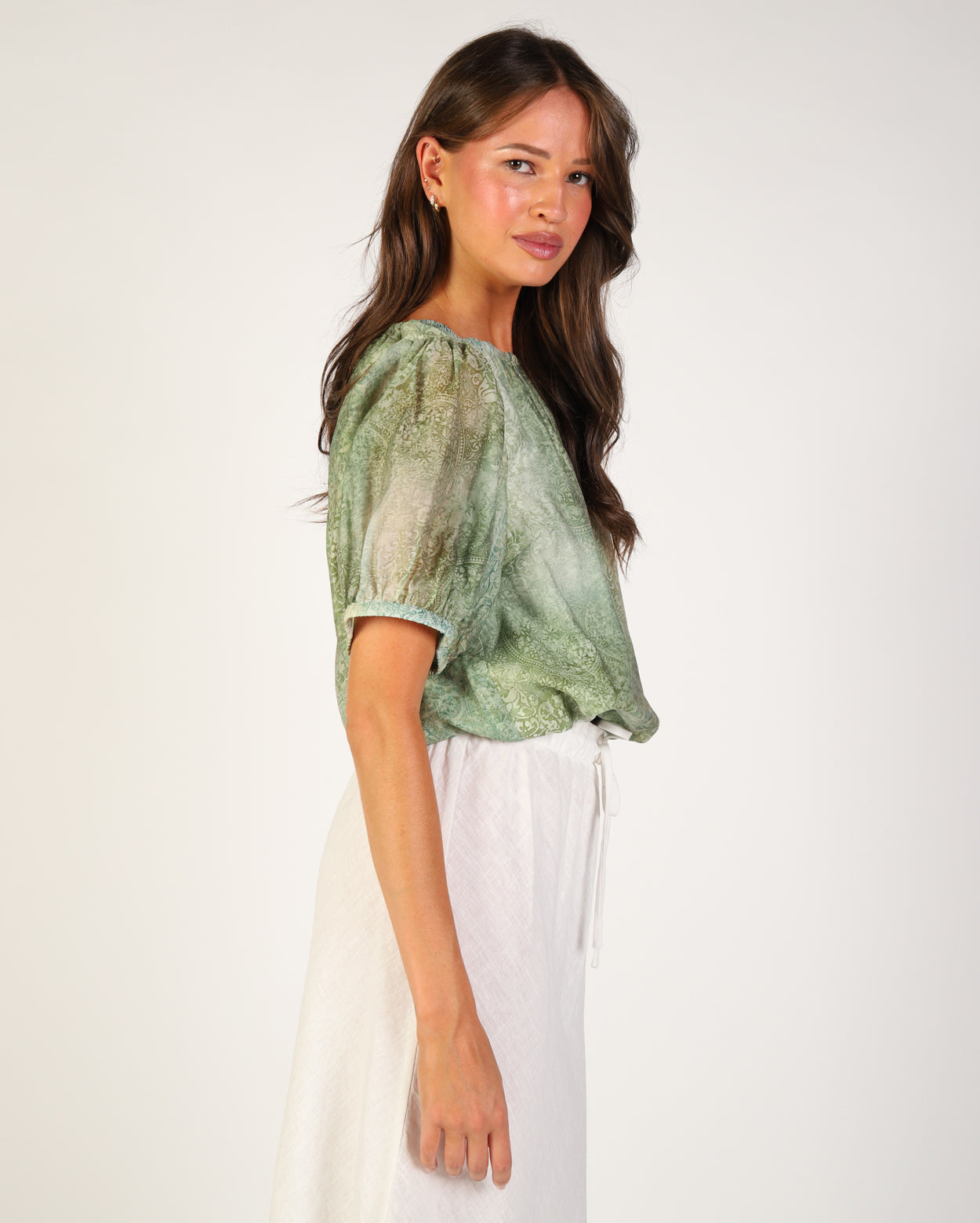 Anronia Top - Green