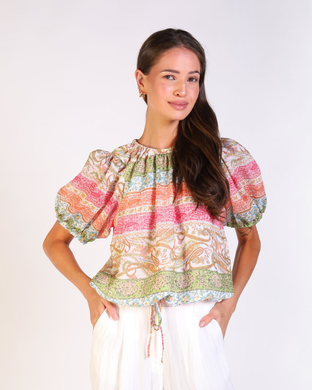Anronia Top - Paisley